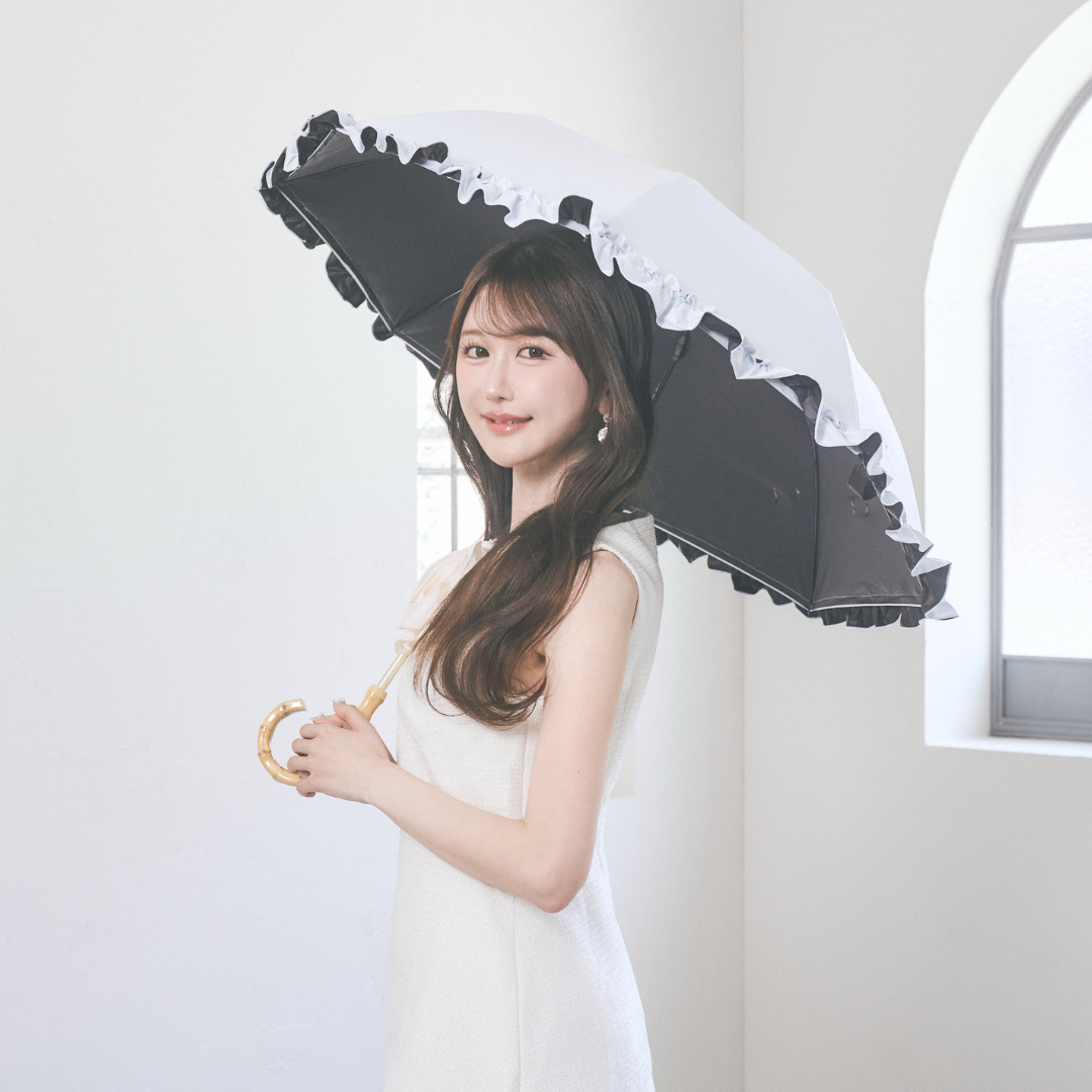 遮光100%日傘(折りたたみタイプ)